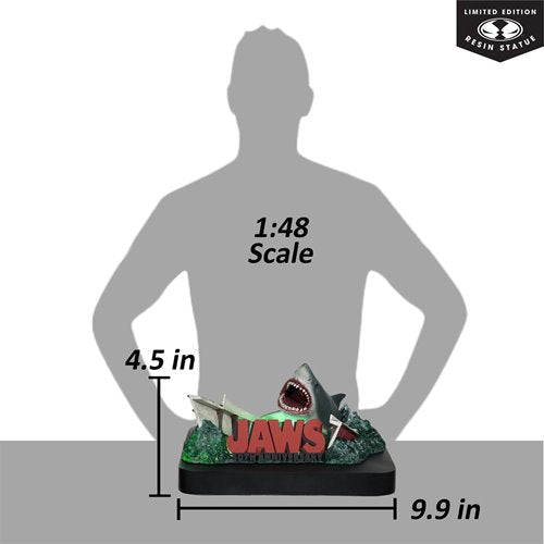 Jaws 50th Anniversary Light-Up 1:48 Scale Resin Statue McFarlane Movie Maniacs