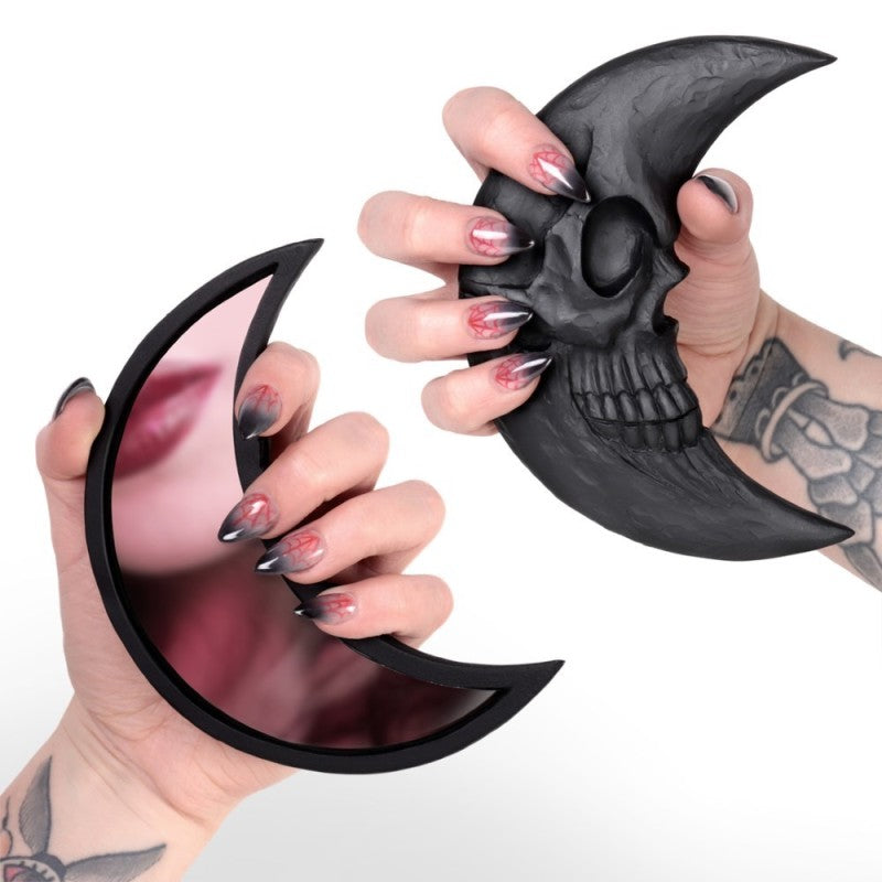 Black Moon Hand Mirror (V108)