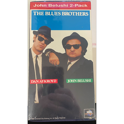 John Belushi, Sealed 2 Pack, Box Set, The Blues Brothers, National Lampoon's Animal House New, Sealed VHS