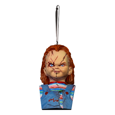 Holiday Horrors Bride of Chucky Bust Ornament