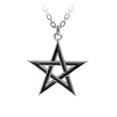Black Star Pentagram Necklace
