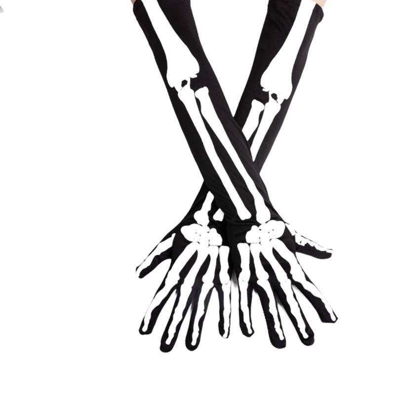 Skeleton Long Gloves
