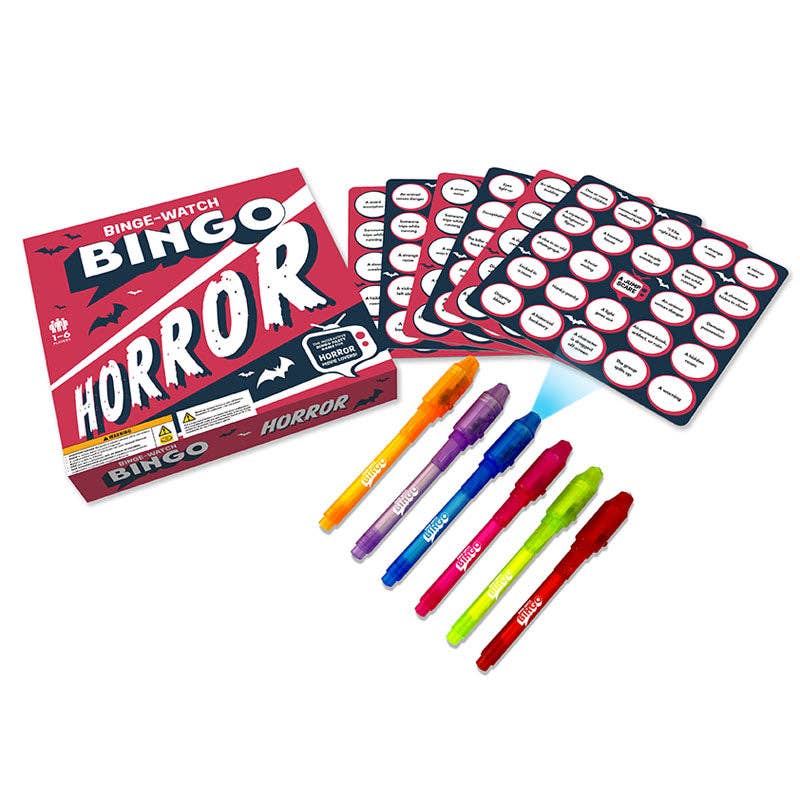 Binge-Watch Bingo Game: Horror