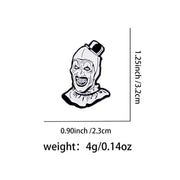 Lapel Enamel Pins and Brooches | Cool Decoration Badge Pins for Backpacks and Bags, Silicone Back Buckle, Zinc Alloy Material
