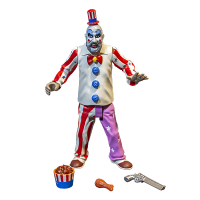House Of 1000 Corpses ñ Finger Lickiní Pistol Whippiní Captain Spaulding Action Figure
