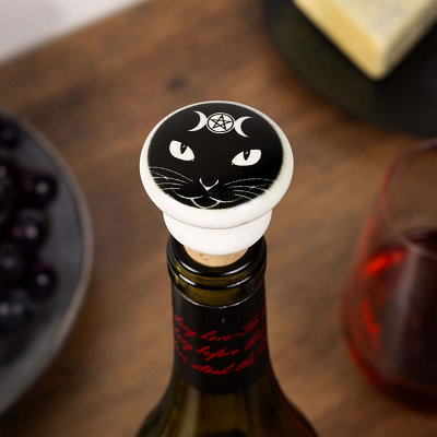 Sacred Cat Bottle Stopper