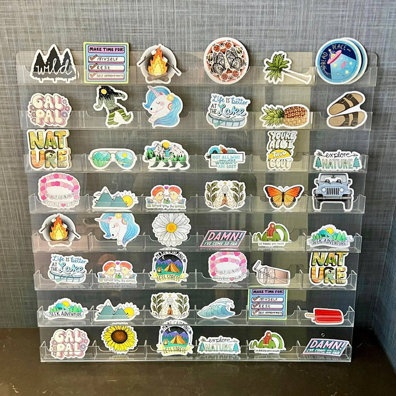 48 Pocket Wall Sticker Display