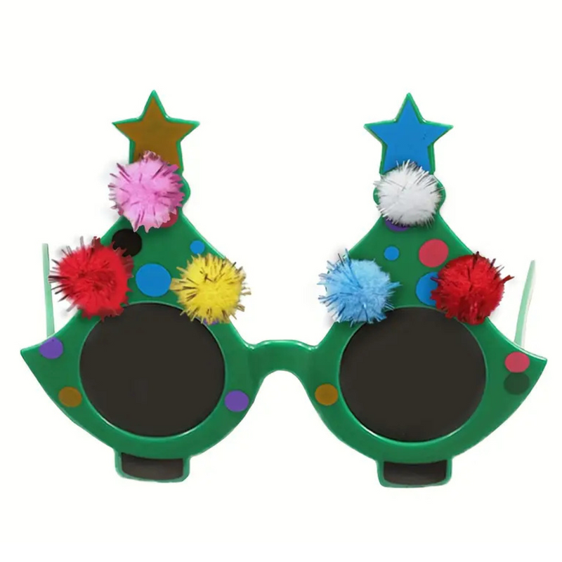 Terrifier Inspired Art the Clown Christmas Tree Sunglasses Prop Replica