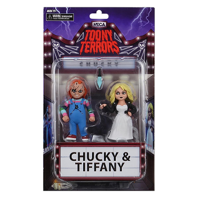 Toony Terrors Chucky and Tiffany 2 Pack Action Figures