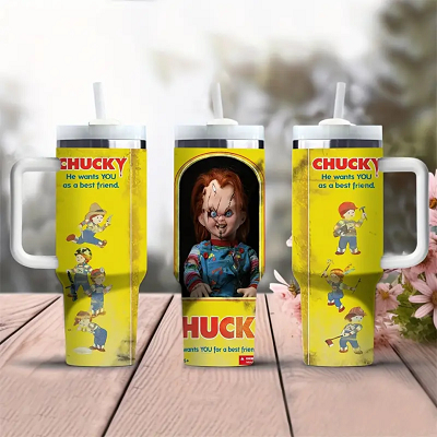 Chucky Toybox 40oz Stainless Steel Tumbler