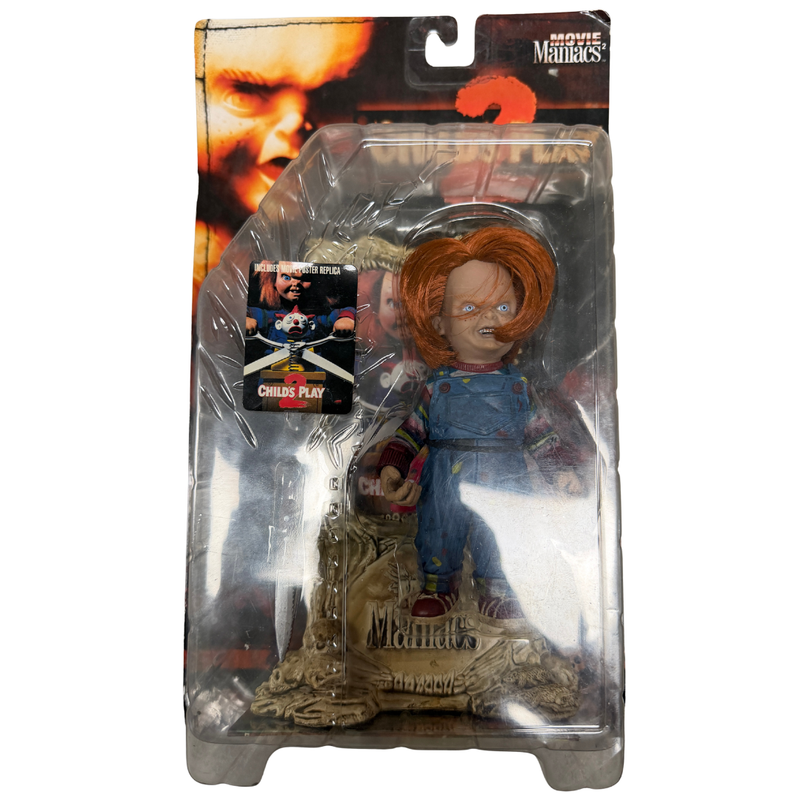 McFarlane Movie Maniacs Chucky Action Figure - Child's Play Horror Collectible