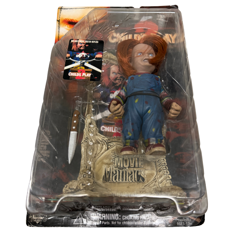 McFarlane Movie Maniacs Chucky Action Figure - Child's Play Horror Collectible