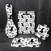 Black Raven & Rose Coaster Set