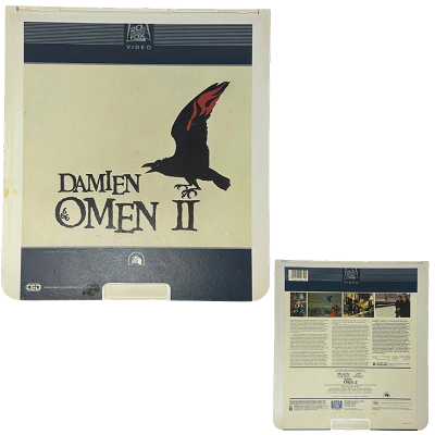 Damien Omen II CED Vintage SelectaVision Videodisc 1978 Horror Sequel Classic