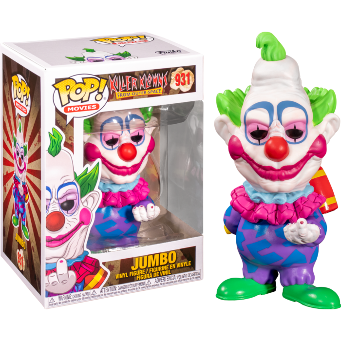 Funko Pop! Killer Klowns from Outer Space - Jumbo Blacklight #931