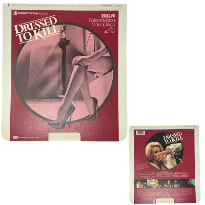 Dressed To Kill CED Vintage SelectaVision Videodisc 1980 Thriller Mystery Classic