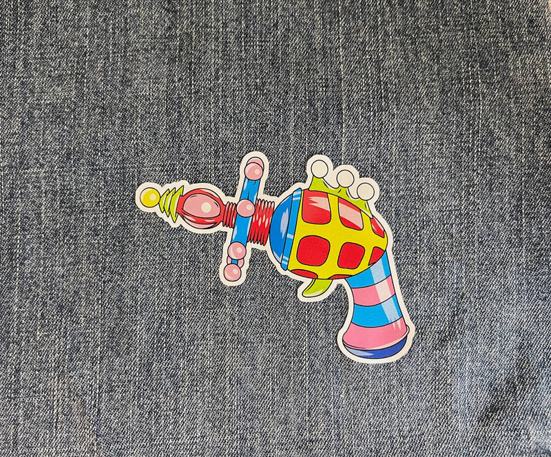 Killer Klown Gun die cut vinyl sticker