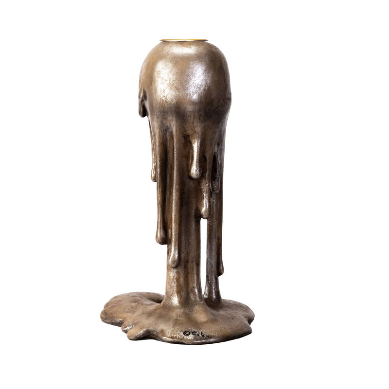 Wick of the Dammed Skull Candle Holder