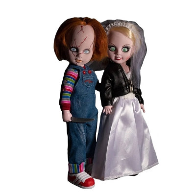 Living Dead Dolls Presents Childs Play 4 Bride of Chucky Chucky and Tiffany Doll 2-Pack Mezco Toyz