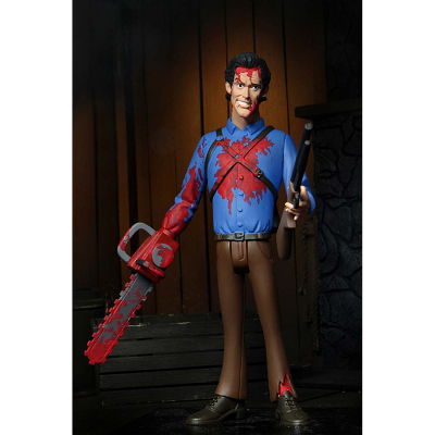 Toony Terrors Bloody Ash , Evil Dead, Army of Darkness 6" Scale Action Figure