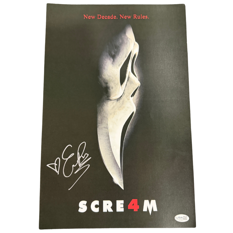 Emma Roberts Signed SCREAM 4 11" x 17" Poster – Autographed Horror Collectible – JSA Authenticated