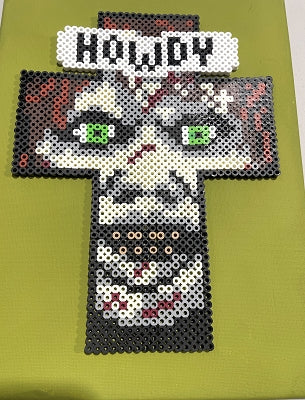 Custom Pixel Art - The Exorcist Crucifix
