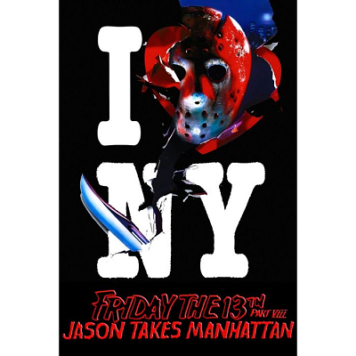 Friday the 13th I Love NY Movie Poster 24x36 - Horror Cult Classic Wall Art