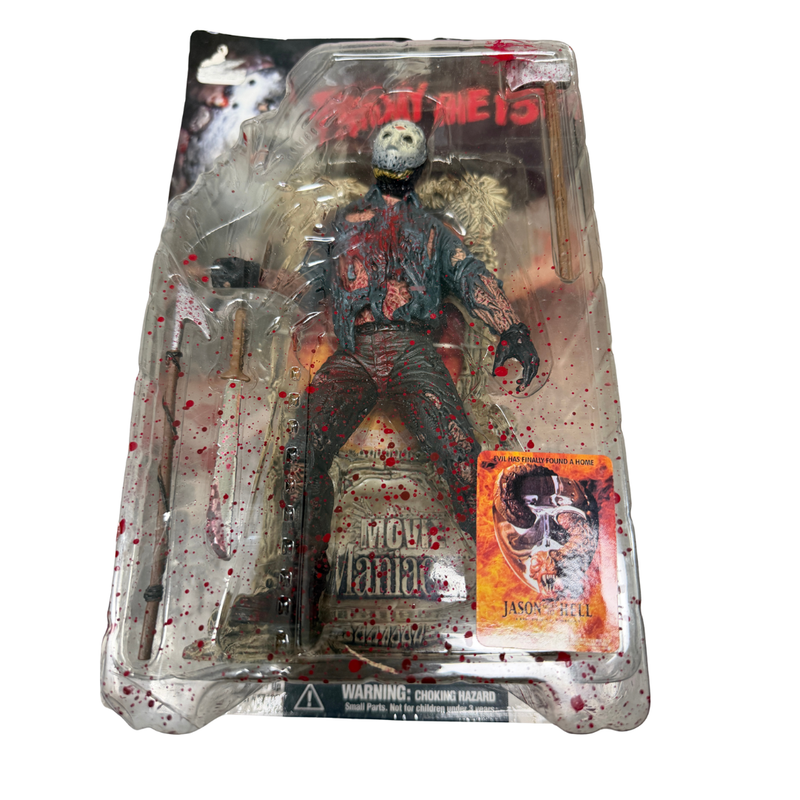 McFarlane Movie Maniacs Jason Voorhees Action Figure - Friday the 13th Horror Collectible