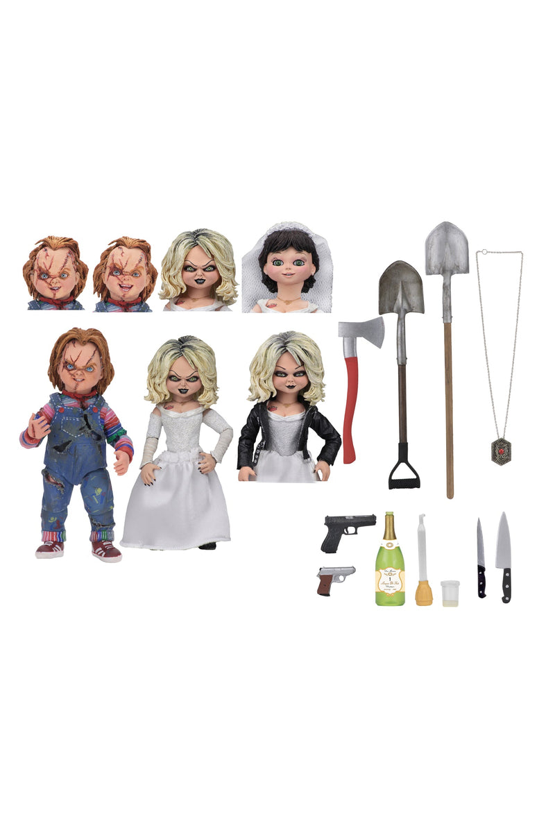 Bride of Chucky - Ultimate Chucky & Tiffany 7" Scale Action Figure (2-Pack)