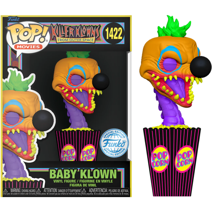 Funko Pop! Killer Klowns from Outer Space - Jumbo Blacklight #931