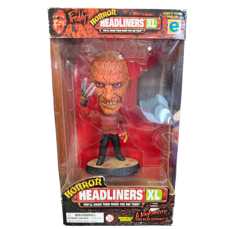 Horror Headliners XL Freddy Krueger Numbered Limited Edition Collectible Figure - A Nightmare on Elm Street