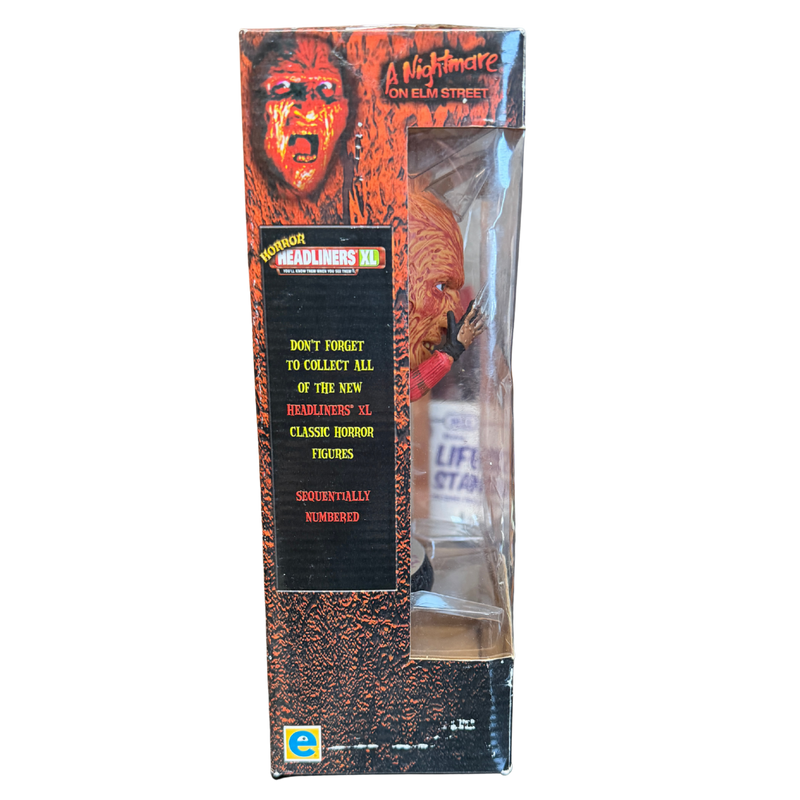 Horror Headliners XL Freddy Krueger Numbered Limited Edition Collectible Figure - A Nightmare on Elm Street