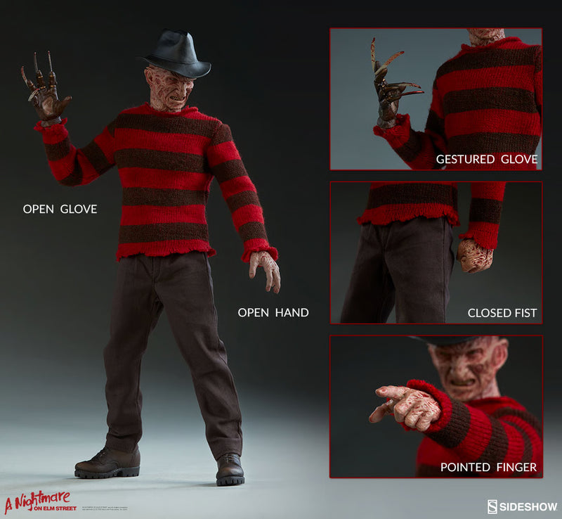 A Nightmare on Elm St 12" Freddy Krueger Action Figure Sixth Scale Sideshow Collectibles