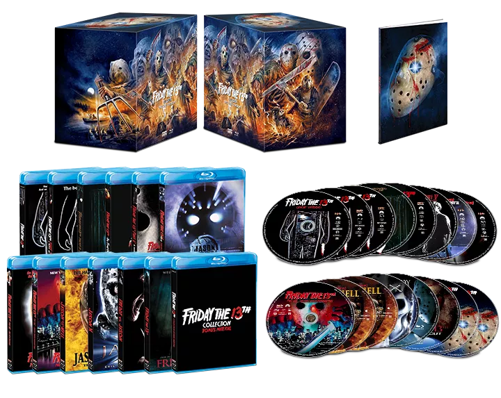 Friday the 13th Collection (Deluxe Edition), Boxed Set, Deluxe Edition Blu Ray, Scream Factory