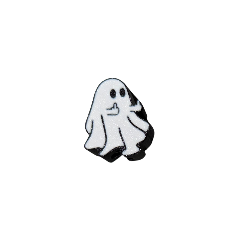 F U Ghost Straw Topper