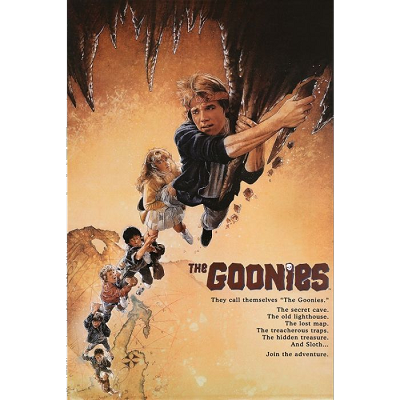 Goonies Movie Poster 24x36 - Classic 1980s Adventure Film Wall Art