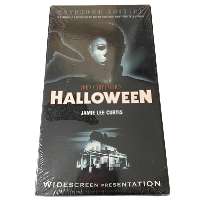 Halloween Extended Edition VHS New and Sealed Horror Classic Collectible