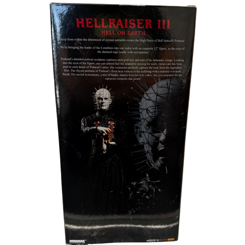 Hellraiser III: Hell On Earth 12" Figure - Pinhead