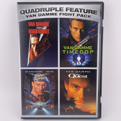 Quadruple Feature: Van Damme Action Pack, 1994, DVD, Pre-Owned