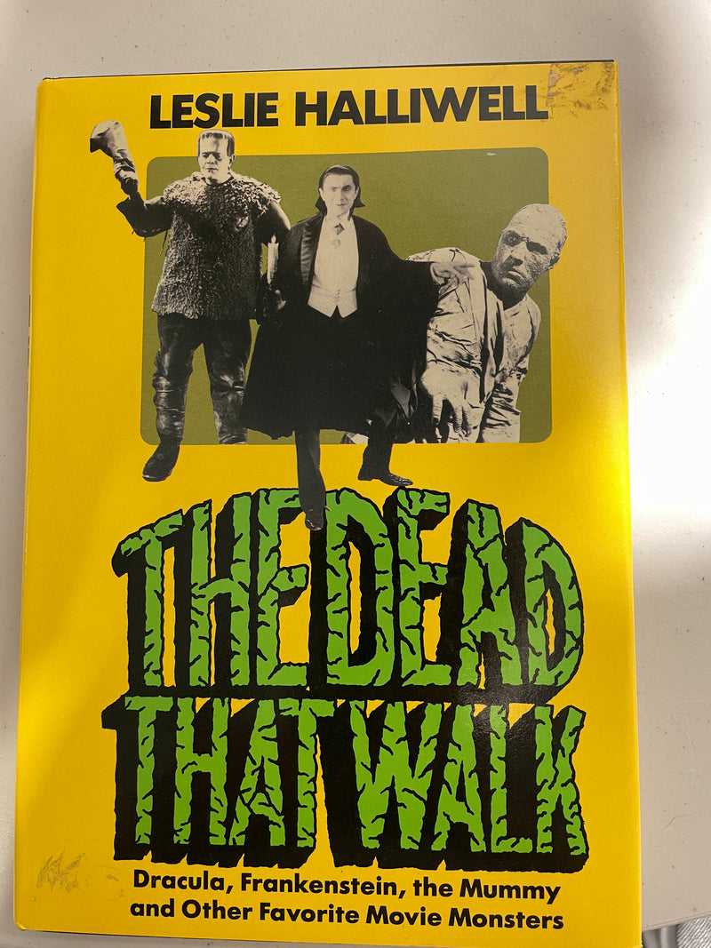 The Dead That Walk by Leslie Halliwell - Vintage Hardcover Book