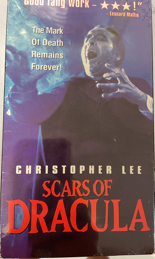 Scars of Dracula Christopher Lee Hammer VHS Horror Used