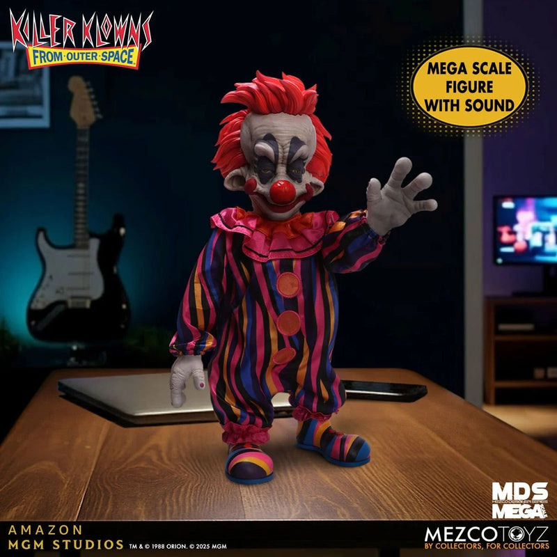 Killer Klowns From Outer Space: Rudy w/ Sound Mega Scale 15" Doll
