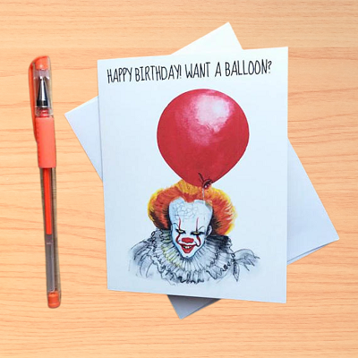 Creepy Hannibal Silence of the Lambs Birthday Card