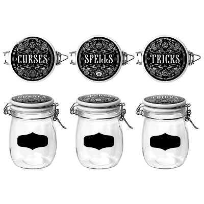 Curses, Tricks & Spells Storage Jars