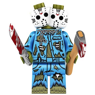 Double Head Jason Voorhees Custom Minifigure Minifig TP088