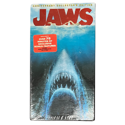 Jaws Anniversary Collector’s Edition VHS – New & Sealed Classic Thriller