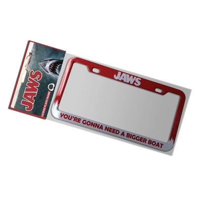 Jaws Bigger Boat License Plate Frame