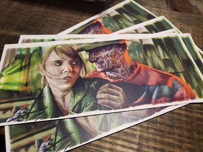 Nightmare on Elm Street Print Autographed by Lisa Wilcox