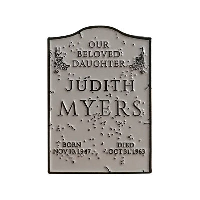Halloween - Judith Myers Tombstone Enamel Pin