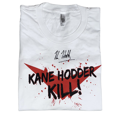 Kane Hodder Kill Autographed Large T-Shirt